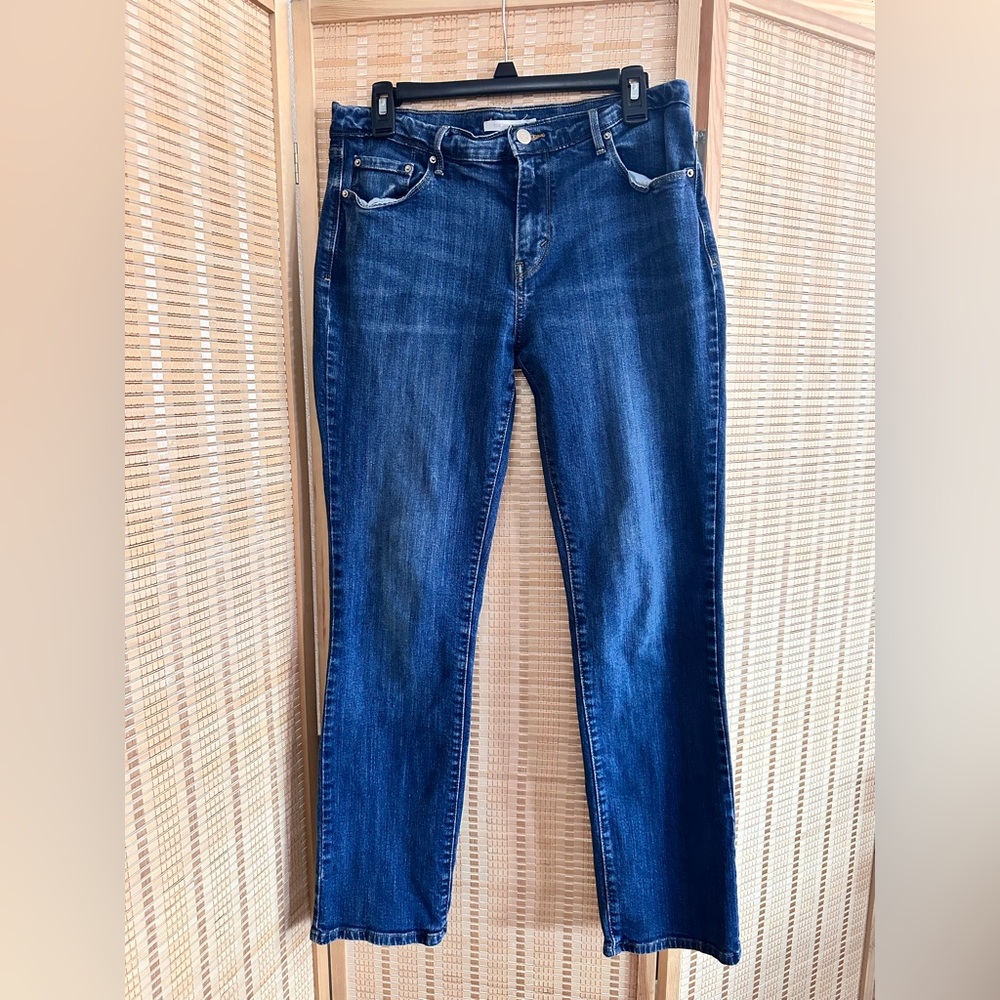 Levi's 505 Men's Straight Jeans in Deep Blue Denim W30L32